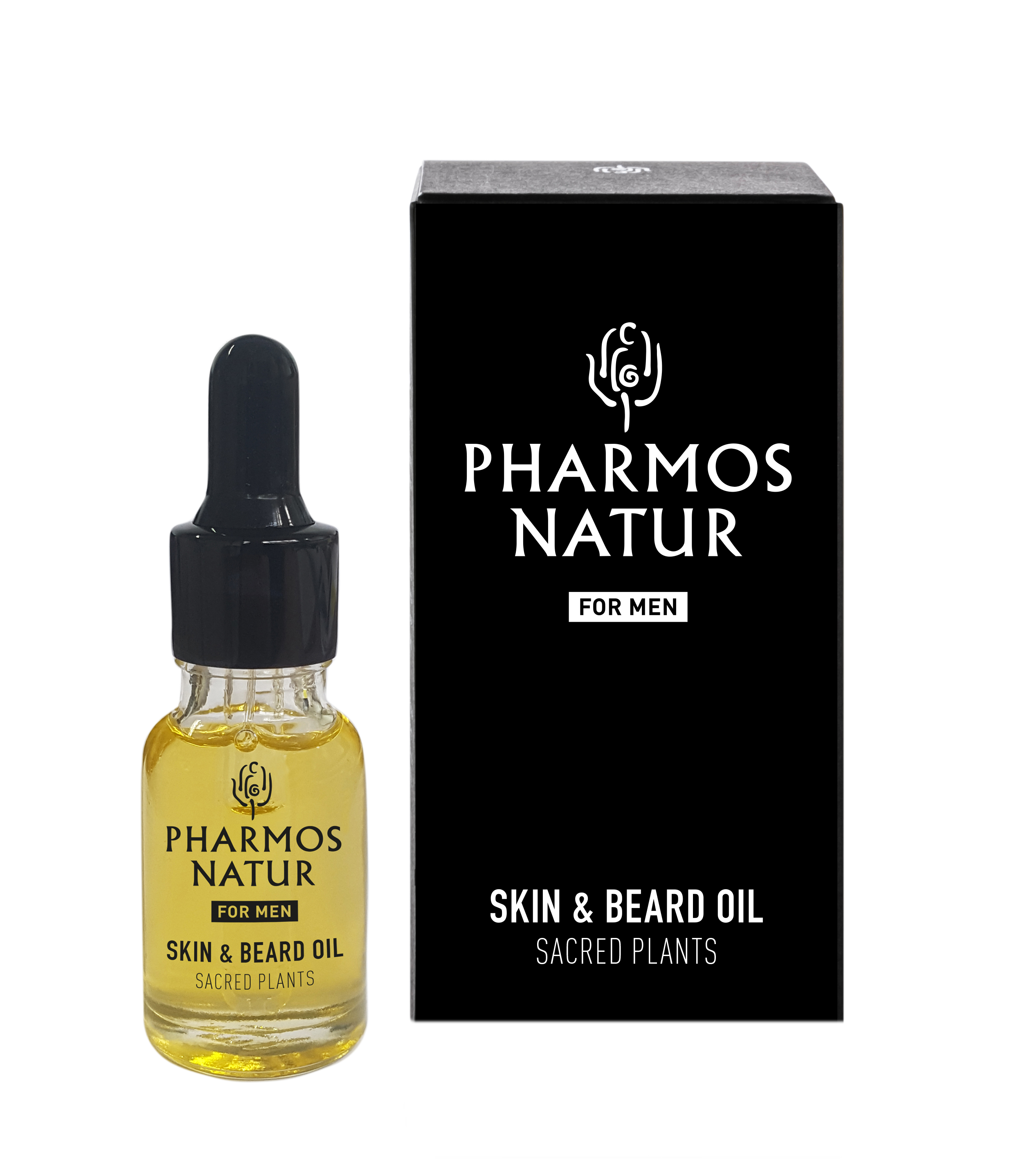22. Pharmos Natur Skin & Beard Oil: Exklusives Öl aus dem schwarzen Sesam Ursamen. Nährt, glättet und regeneriert Haut und Barthaar